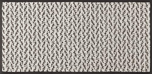 wash+Dry Fußmatte Duo Latte 35x75cm, innen und außen, waschbar, Beige