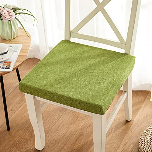 SUCADA Memory-Schaum-Sitzkissen für Sessel, rutschfestes Sitzkissen, bequemes Sitzkissen für drinnen und draußen, Auto, Büro, Sofa (50 x 50 x 5 cm, grün)