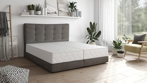 Badenia Trendline BT100 2-in-1 Duo XXL orthopädische 7-Zonen Komfortmatratze, 22 cm hoch, Härtegrad 2 und 3, 140 x 200, Öko-Tex zertifiziert, produziert nach deutschem Qualitätsstandard