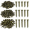 Swpeet Kit assortito di chiodi laccati in feltro per tetti, 3 misure, 3/4, 1, 1-1/4, chiodi laccati in feltro per tetti, tegole di asfalto e pannelli isolanti, 400 pezzi
