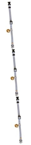 BESPORTBLE 3stücke Haustierhalsband Verstellbar Mit Glocke Kreatives Design Mit Goldenem Sternmuster Für Katzen Und Hunde Bequem Und Einzigartig Helle Blau