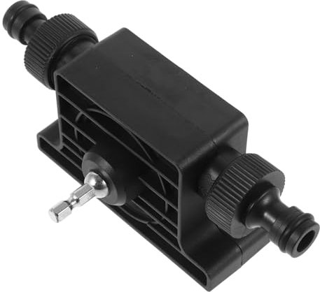Hoement Hand Drilling Pump Self Priming Liquid Transfer Mini Electric Fluid Pump Portable Compatible Electric Drill for Liquid Transfer