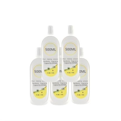 VANTHMF 500ml Gardenia Extract Floor Cleaning Solution | Compatible With Tineco 3.0/2.0/1.0 Series | PH Neutral Plant-Based Formula For Hardwood & Robot Vacuum (SGS Certified)(5pcs)