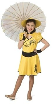 LP Divertissements Déguisement de chinoise jaune enfant taille 116cm