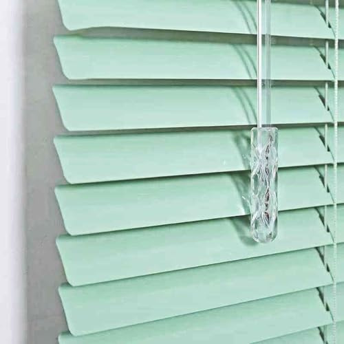 Persiana de Aluminio, Persiana Veneciana para Ventanas,Incluye Material de Montaje, Privacidad, Protección contra la luz y el Deslumbramiento, Verde, Personalizable (40×120cm)