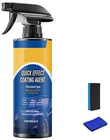 Spray de recubrimiento de acción rápida para autos,nanorreparación y recubrimiento protector para autos,recubrimiento cerámico avanzado en spray,spray renovador de recubrimiento multifuncional (1pcs)