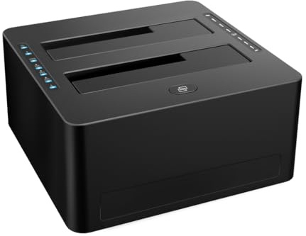 Due alloggiamenti per hard disk lettore USB3.0 3,5 2,5 docking station