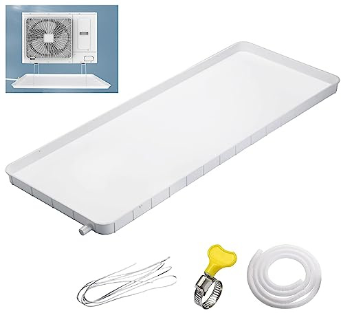 Aire Acondicionado con Tubo de Drenaje, plástico PP5, Kit Universal para Ventana, Sistemas de Bomba de Calor divididos para Interiores y Exteriores (tamaño: 91,5 x 45