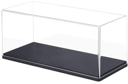 Oshhni Vetrina Espositiva per Modellini Di Auto 1/64, Contenitori per Esposizione 12 X 5,8 X 4,5 Cm, Vetrina in Acrilico Trasparente per Figure, Oggetti Da Collezione, Giocattoli, Modelli