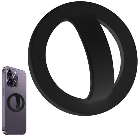 Magnetisk Mobilring | Roterbart Stativ för Lätta Tillbehör | Magnetisk Ringhållare | För Familj Och Vänner, Resor, Pendling, Utomhus, Fickor, Väskor, Skrivbord Och Bilar