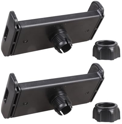 YUPEIUKLI 2 Pezzi Universali Basi di Montaggio con Attacco a Sfera da 17 mm per Tablet Regolabili e Supporti per Telefono per dispositivi da 4 a 9,7 Pollici