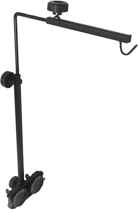 Supporto per lampada a per rettile – Supporto per lampada regolabile per piccola cupola di rettile, Suport di luce sospesa per acquario, lucertola, tartaruga, drago barbuto | Accessorio di