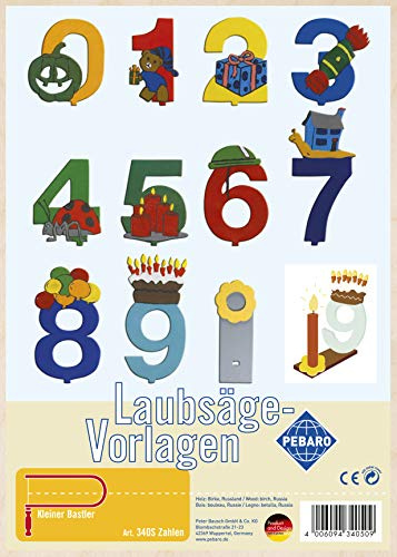 Pebaro - Kit di traforo, Soggetto: Numeri