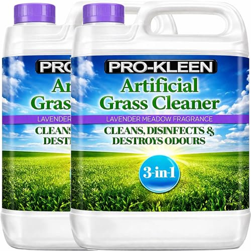 Pro-Kleen Lavender 2 x 5 Litres Artificial Grass Disinfectant Outdoor Cleaner + Deodoriser