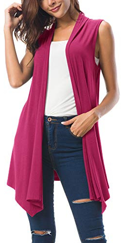 Urban Coco Women's Basic Versatile Stretchy Flared Casual Mini Skater Skirt (XS, Rose)