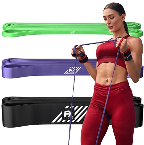 FX FFEXS Fitnessbänder - Resistance Bands Set Widerstandsbänder Kraftraining - Strength Training Equipment - Gummiband & Fitnessband für Pull Ups