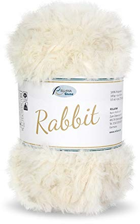 Rellana NEU Rabbit,Garn in Felloptik,kuschelweich,100 gr. (16 Eierschale)