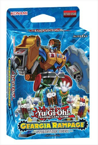 a YuGiOh! Structure Deck Geargia Rampage | DEUTSCH | Yu-Gi-Oh! Karten NEU & GÜNSTIG | + Arkero-G 50 Small Soft Sleeves japanische Kartenhüllen