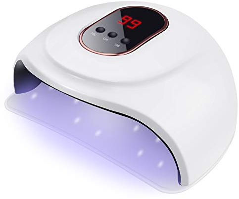 mreechan Nageltrockner Lampe,30 LED/UV Lampe für Nägel, 30/60/99s Timer, UV lampe für shellac nägel,Digital Anzeigebildschirm,Geeignet für alle Gel Nagellack