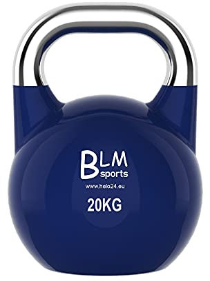 Kettlebell Schwunghantel Kugelhantel Rundgewicht Kraft Metall Farbe B 20 kg