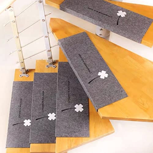 JYMYGS 21 x 55CM Stufenmatten innen 5 stück Antirutschstreifen Treppe Set, treppenstufen matten rechteckig selbstklebend zuschneidbar, Treppenteppich für Kinder, Älteste und Haustiere, Braun