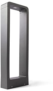 Paco Home Lámpara Exterior Decoración Jardín Camino Bolardo Caseta Lámpara De Pie E27 IP54, Farbe_MuVa:Tipo 1 - LED, Luminarias forma__Tamaño:30cm