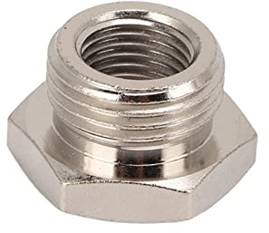 Prise de Capteur O2, Adaptateur de Capteur D'oxygène en Métal M18x1.5 M12x1.25 Filetage O2 Transducteur Prise Accessoire de Voiture