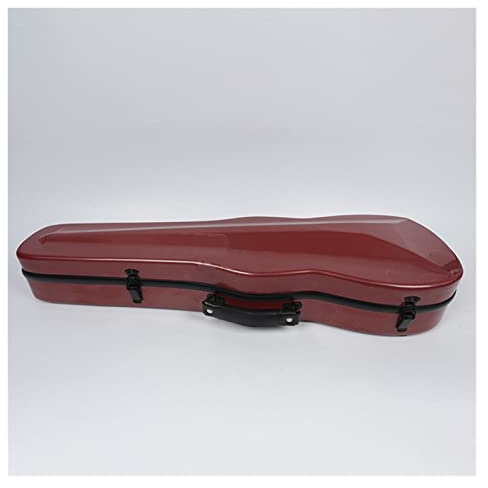 New Pink Fashion Composite-Kohlefaser-Violinenkoffer Leichte Schulter-Violinentasche Fachmann Geigenkoffer (Color : RD_1/4)
