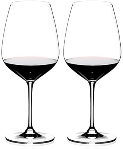 AGAATI Copas de Vino Grandes, exquisitas y Elegantes Copas de Vino Tinto, Juego de 2 Copas de Vino, cristalería de Vino Tinto Fiestas