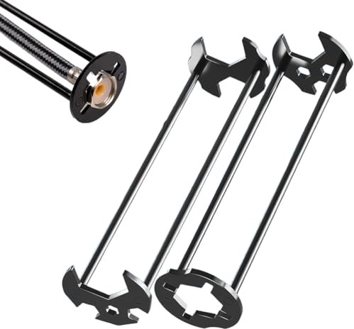 CEWROM Beckenschlüssel Multifunktionaler, 2 Stück Armaturenschlüssel Spülenschlüssel, 11 Größen Unter Schraubenschlüssel Universell Vier Backen Sechskant Schlüssel für Sink Küchenreparatur Armaturen