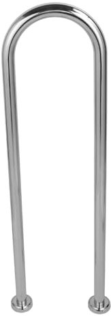 Pasamanos de acero inoxidable en forma de U para jacuzzis y piscinas, barandilla de seguridad anticaídas, pasamanos duradera para cubiertas, barcos, piscinas, 47 x 16.9 pulgadas