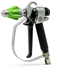 TECNOVER - Revolver Airless R500A Pistola Vernice a Spruzzo con Rotazione Ventaglio 90° Versione USA Filettatura 7/8