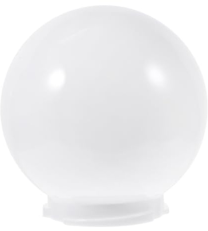 UPKOCH Pantalla de Repuesto Esfera Acrílica para Lámparas Exteriores Protectora para Farolas Jardín y Paredes Luz Cálida