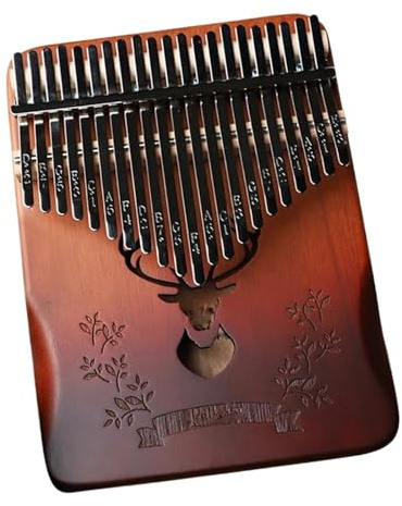 Erwachsene Kalimba Professionelle Kalimba Mit 21 Tasten Schalllöchern Tragetasche Und Hämmern Perfekt Für Anfänger.