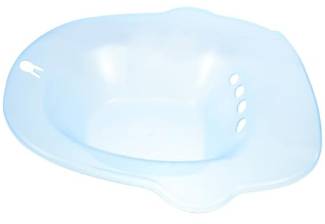 ELAYARD Sitzbad aus Pp für Frauen und Männer Einfach zu Reinigen Gleichmäßige Gewichtsverteilung bei Wochenbett und Menstruationsbeschwerden