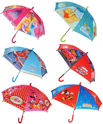 alles-meine.de GmbH Regenschirm - Motive - für Mädchen - Kinderschirm Ø 69 cm - Kinder Stockschirm - Schirm/Kinderregenschirm - Princess - Pooh - Micky Minnie Mouse/Playh..
