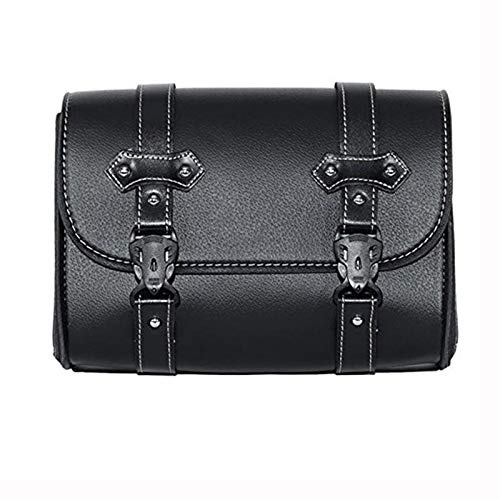 Krtopo 1x Motorrad Satteltaschen Leder wasserdichte Platz Satteltasche Seitliches Brot Werkzeugkasten Speicherpaket Gepäcktasche Universal