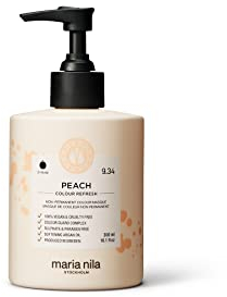 Maria Nila - Colour Refresh Peach 300ml - Pflegende Haarmaske mit semi-permanenten Farbpigmenten - Lebendige Farbpflege für kreative Haarstylings, Orange-Töne - Vegan & Tierfreundlich