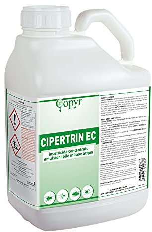 COPYR | Cipertrin Ec: Insetticida Concentrato contro insetti volanti e striscianti. Tanica da 5 L