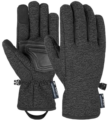 Reusch Outdoor Handschuhe für Herren & Damen | Touchscreen-kompatibel | wasserdichte, winddichte & atmungsaktive Sporthandschuhe für Sport, Alltag & Freizeit, Größe 7-11, Poledome R-TEX XT