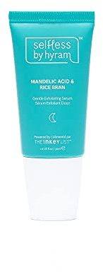 Selfless by Hyram Mandelsäure & Reiskleie, sanftes Peeling-Serum zur Verbesserung der Hautstruktur für glattere und heller aussehende Haut, 30 ml, transparent