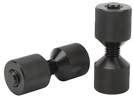 Allineatori per Flange di Tubi a 2 Fori, Set di Perni a Due Fori 2 Pezzi Perno di Allineamento del Collegamento in Alluminio per Macchinari di Grandi Dimensioni per Auto