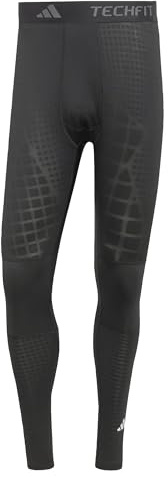 Adidas Men's Techfit Cold Ready Training Long Tights, Black, X-Small