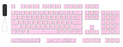 HYPERX Pudding Keycaps 2 - Full Key Set - PBT - 112 Tasten - Pink