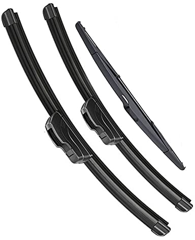 3Pcs Vorne Hinten Wischerblätter Set Für Peugeot 206 SW 206SW Wagon 2000 2001 2002 2003 2004 2005 2006 2007 Windschutzscheibe