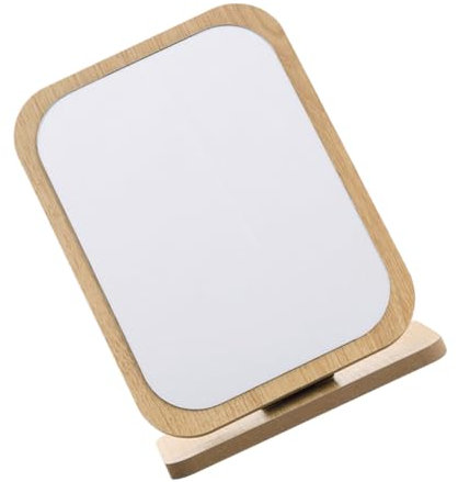 TOPPERFUN Retro Schminkspiegel, Klappbar, Großer Tischspiegel