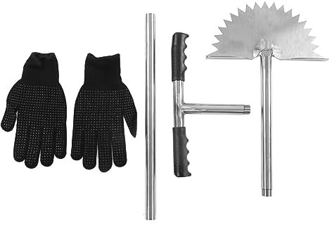 Enlybee Coupe-Bordure Manuel avec dent de scie-poignée Ergonomique en Acier Inoxydable antirouille-pour Les Bords Le Long des trottoirs et des Jardins