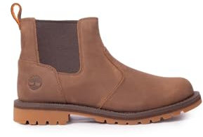 Timberland Uomo Stivali Chelsea In Pelle Redwood Falls Mid, Medium Brown, 43.5 EU