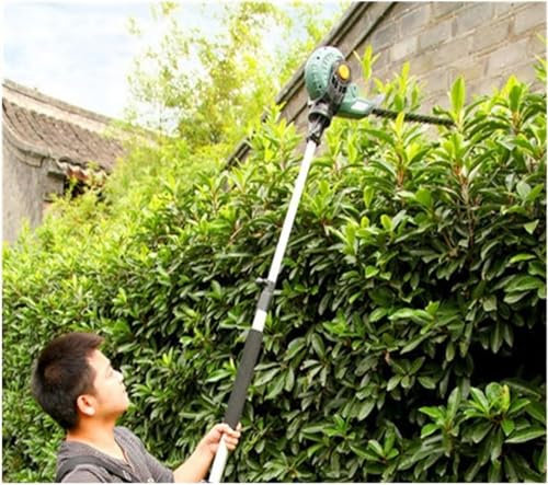 Cortacésped eléctrico inalámbrico para podar a gran altitud, cortasetos telescópico para facilitar la jardinería y cortar ramas