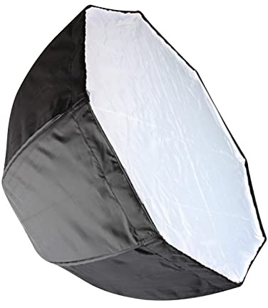 Walmeck 120 Cm Ammorbidisci Flusso di Luce Softbox Riflettore per Speedlite, Facile da Installare, Ottimo per il Trasporto